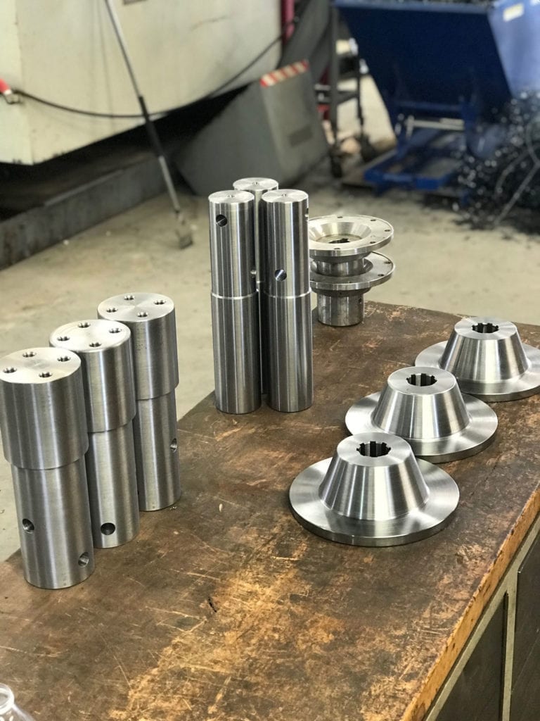 Machine-splined hubs and shafts by LWF Services