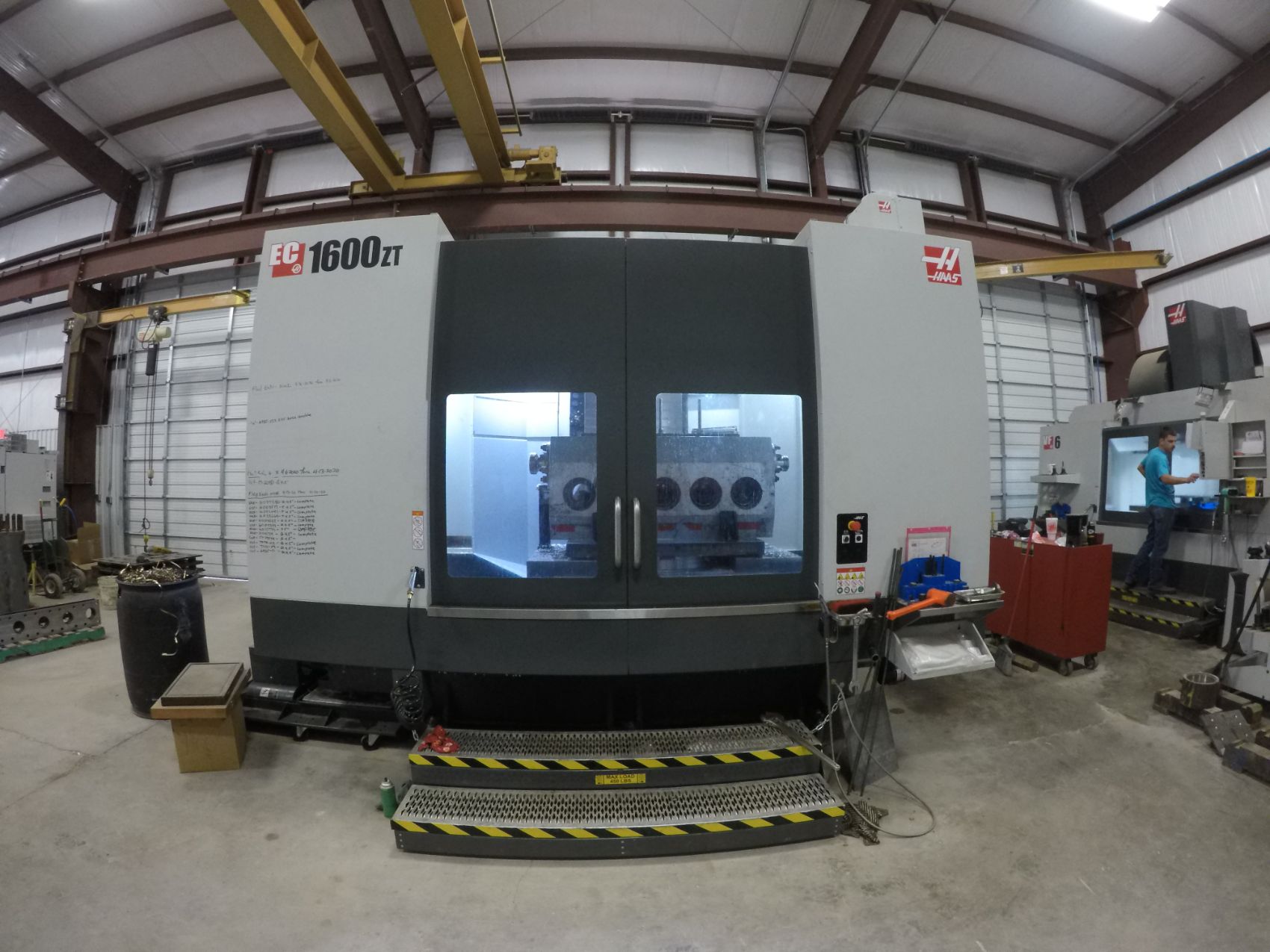 Machine Shop - Haas EC 1600ZT - Fluid End Repair